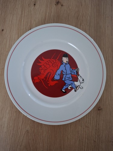 Assiette tintin porcelaine - en,