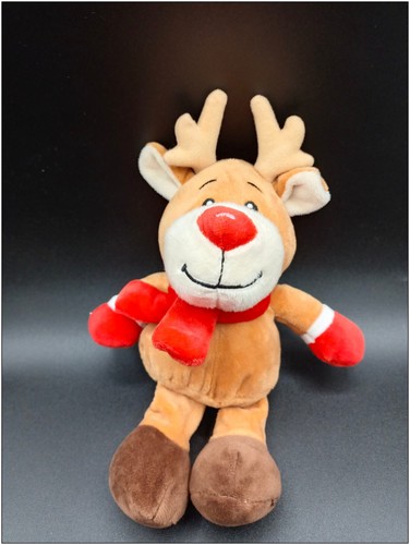 Doudou peluche renne noël - renne,