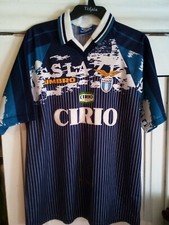 umbro vintage lazio away shirt size large