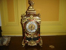 Sublime grand cartel cathédrale boulle style Louis 14 époque 19e en parfait état