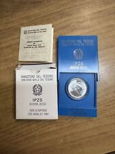 Monnaie Repubblica Italiana 500 Livres Jeux Olympiques Los Angeles 1984 FDC