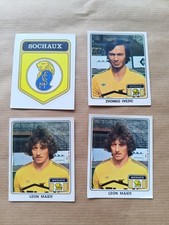 Lot de 4 Vignettes Stickers pour album Panini FOOTBALL 78 - FC Sochaux