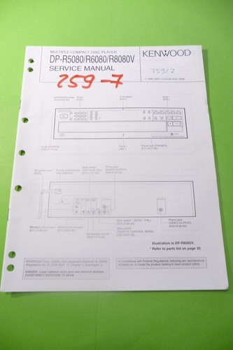Manuel service pour kenwood - de,