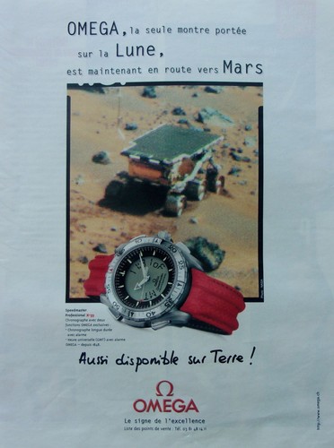 Publicité montre omega - publicité,