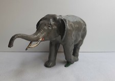 Eléphant d'Afrique en plomb creux zoo BF (années 1930)