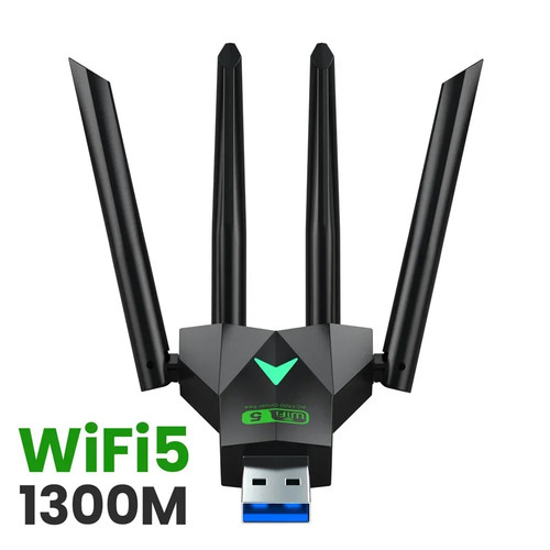 Adaptateur wifi usb 1300mbps - adaptateur,