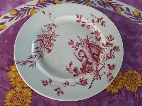 Assiette plate terre fer - assiette, de