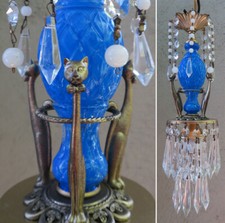 Cat Swag Lamp Chandelier Blue