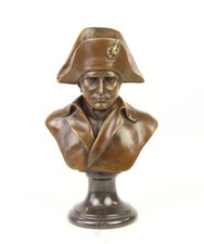 Napoléon Bonaparte Figurine Sculpture Buste Bronze Boonzebüste Art Nouveau Neuf