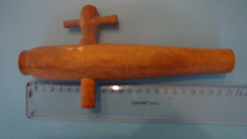 Ancien robinet bois - robinet, pour