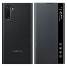 ORIGINAL SAMSUNG - ETUI CLEAR VIEW COVER NOIR POUR GALAXY NOTE 10 NOTE 10 5G