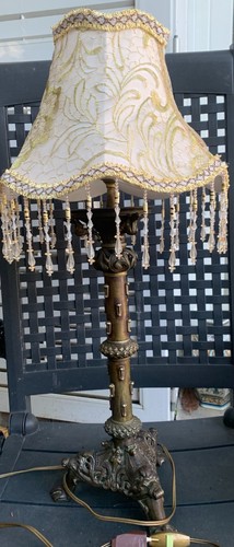 Lampadaire bronze décor - lampadaire,