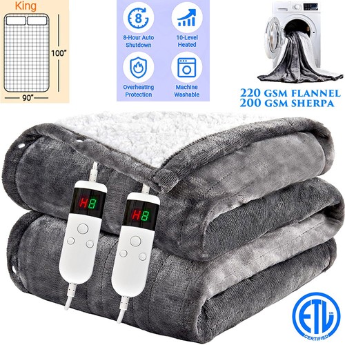 Electric heated blanket soft - electric,