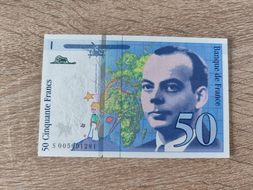 Billet francs saint exupery - 50,
