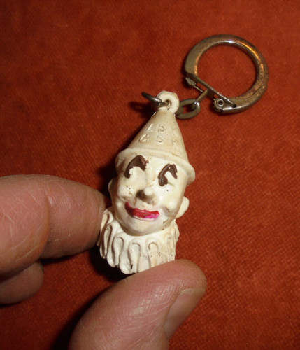 Porte clés clown - clown, l.s.k