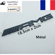 1 Logo AMG Mercedes noir mat