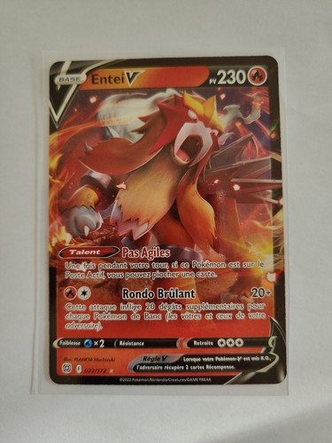 Carte pokemon entei v - pokemon,