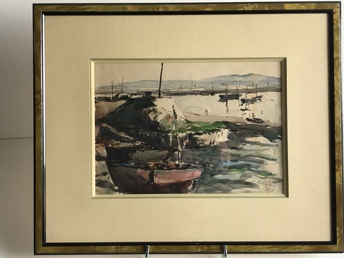 Claude bils dessin aquarelle - ,