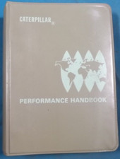 CAT Caterpillar Génie Civil Performance Handbook 1ST Édition Manuel Livre Vert