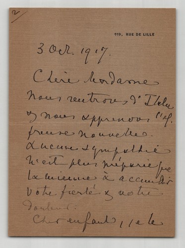Hugues roux lettre - hugues,