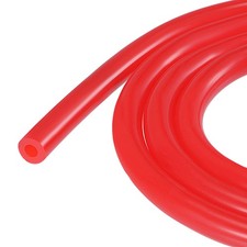 Aspirateur Silicone Tuyauterie Tuyau 5mm Mur Épais 1,5 m Rouge pour Moteur