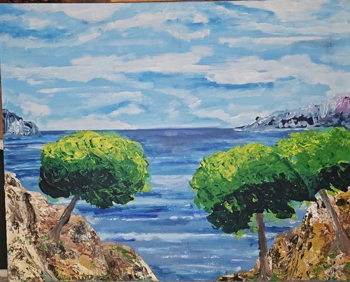 Tableau peinture huile sur - tableau,