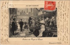 CPA PARIS AU BON MARHCE