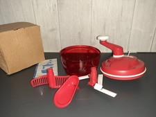 TUPPERWARE  QUICK-CHEF 3 ROUGE    MULTI FONCTIONS NEUF