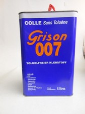 Colle néoprène Transprene pour cuir, caoutchouc, élastomère, crèpe GRISON 007