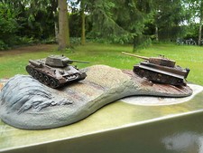 CORGI MILITAIRE CC 61006 CHAR TIGRE + CHAR T 34 /76  + DIORAMA KURSK MINT BOX