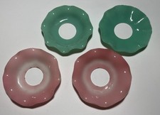 4 BOBECHES COUPELLES ANCIENNES