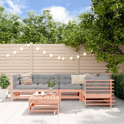 Salon jardin avec coussins - salon,