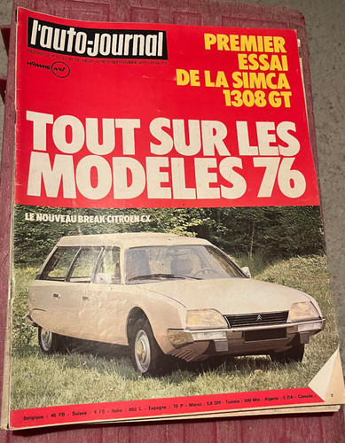 Auto journal 16 - l'auto,