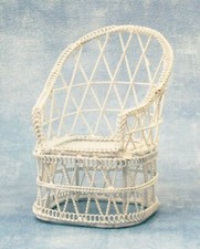 Maison de Poupées Blanc Peint