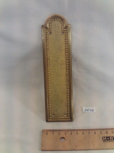 Plaque propreté laiton - plaque,