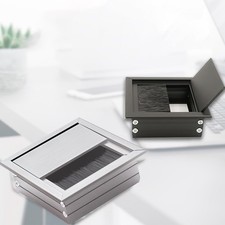 Installation facile à installer câble carré en alliage d'aluminium couvercle