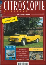 CITROSCOPIE N°31 CITROEN MEHARI 4X4 PANHARD BX
