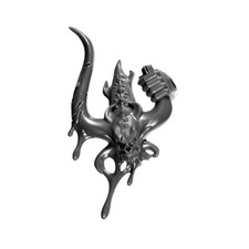 GKTE22 MAIN GA TETE SANGUINAIRE TERMINATOR CHEVALIER GRIS WARHAMMER 40K BITZ 143