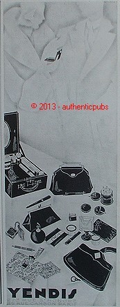 Publicite yendis maroquinerie - publicite,