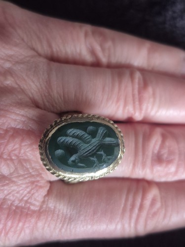Bague antique 11g - tribal, avec