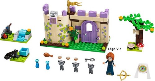 Lego 41051 disney - lego, merida's