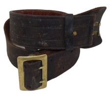 Ceinturon en cuir MP Military Police armée US USA américain