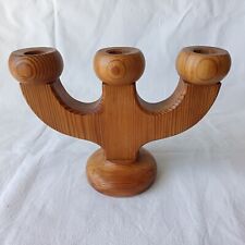 VINTAGE CHANDELIER EN BOIS DESIGN SCANDINAVE SUEDE