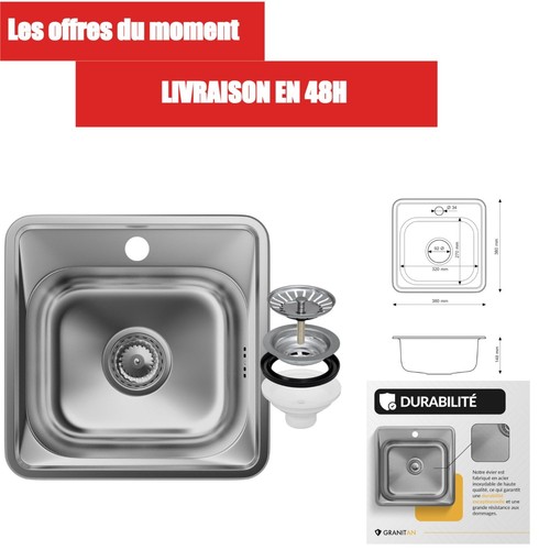 évier cuisine acier - cuisine,