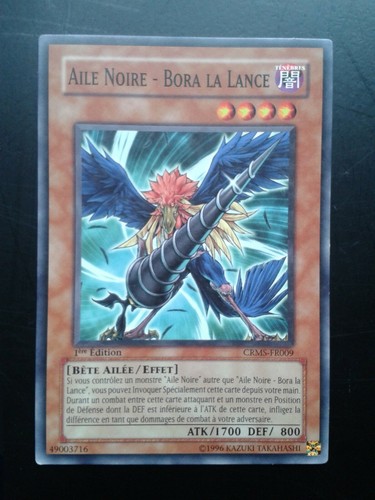 Carte aile noire - aile, noire-bora