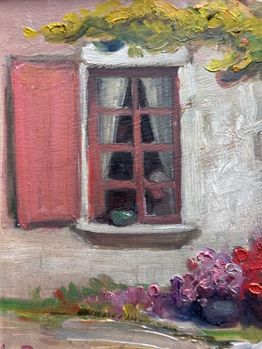 Ancien tableau breton vue - tableau,