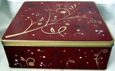 LEFÈVRE-UTILE- KRAFT FOODS- BOITE RECTANGULAIRE FER "CHOCOLAT CÔTE D'OR"        