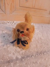 Ancien petit chien Pékinois peluche Steiff déco poupée collection jeux jouets
