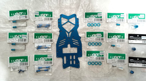 Lot option aluminium - , bleu