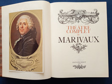 Livre relié plein cuir, comme neuf, Œuvres complètes de Marivaux 